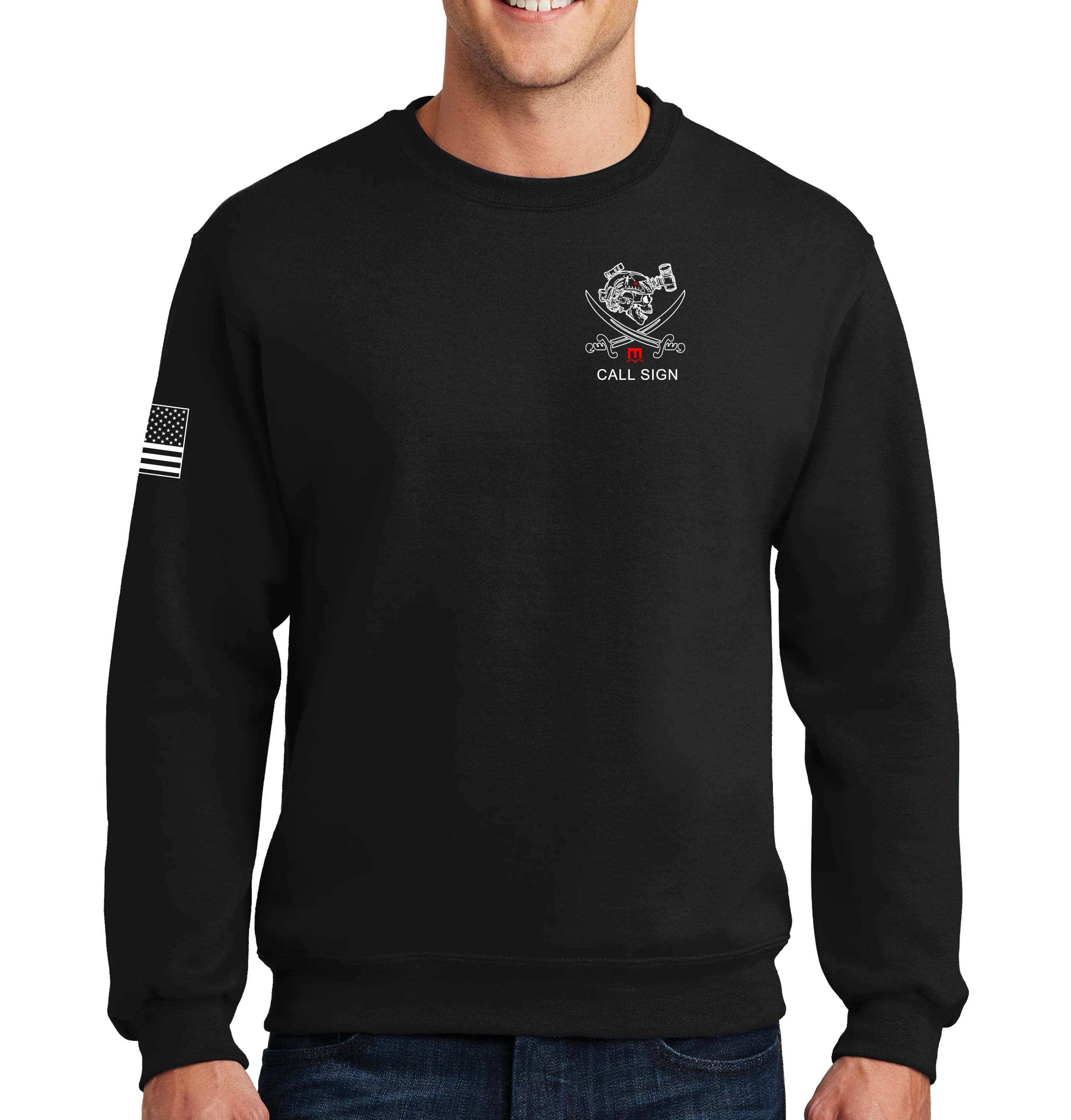 50-50 Blend Crewneck Unisex Sweatshirt. This shirt IS approved for PT.