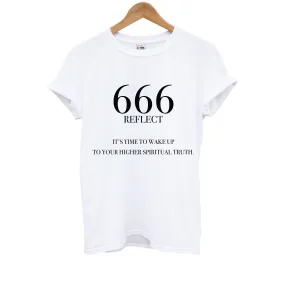 666 - Angel Numbers Kids T-Shirt