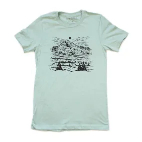 Alpine Tee-Dusty Blue