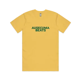 Ausecuma Beats / Cartoon Yellow T-shirt by Steve Gavan