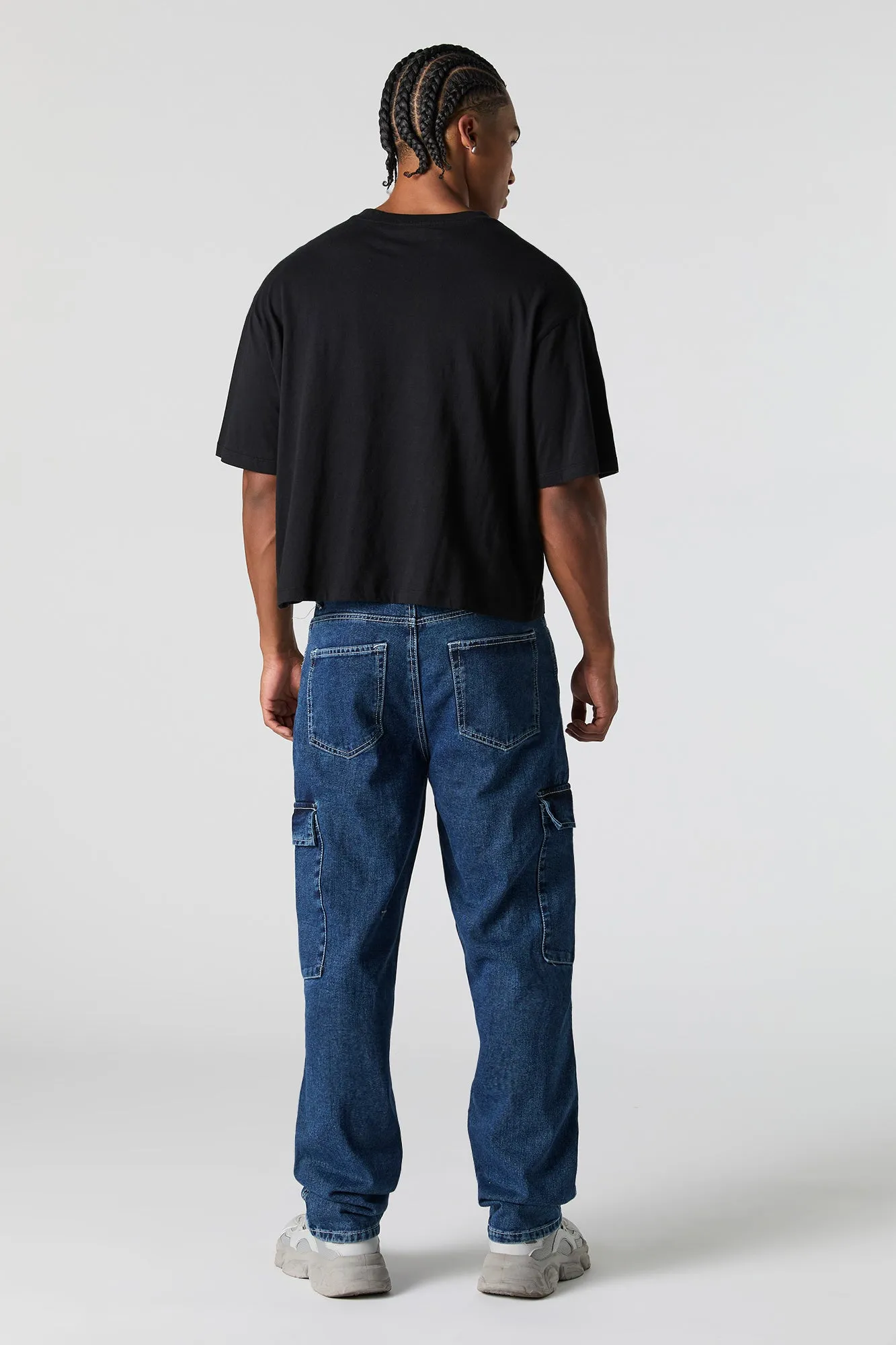 Baggy Straight Leg Cargo Jean