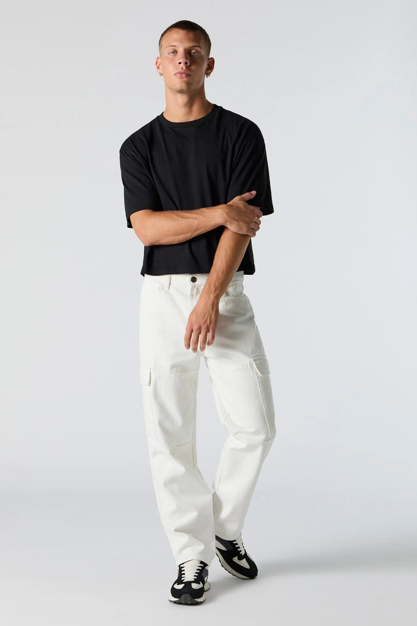 Baggy Straight Leg Cargo Jean