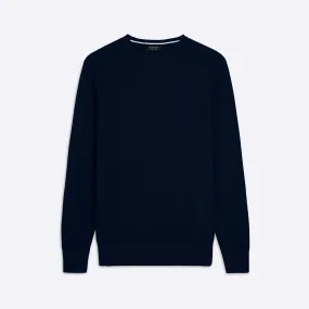 Bird's Eye Crew Neck Sweater