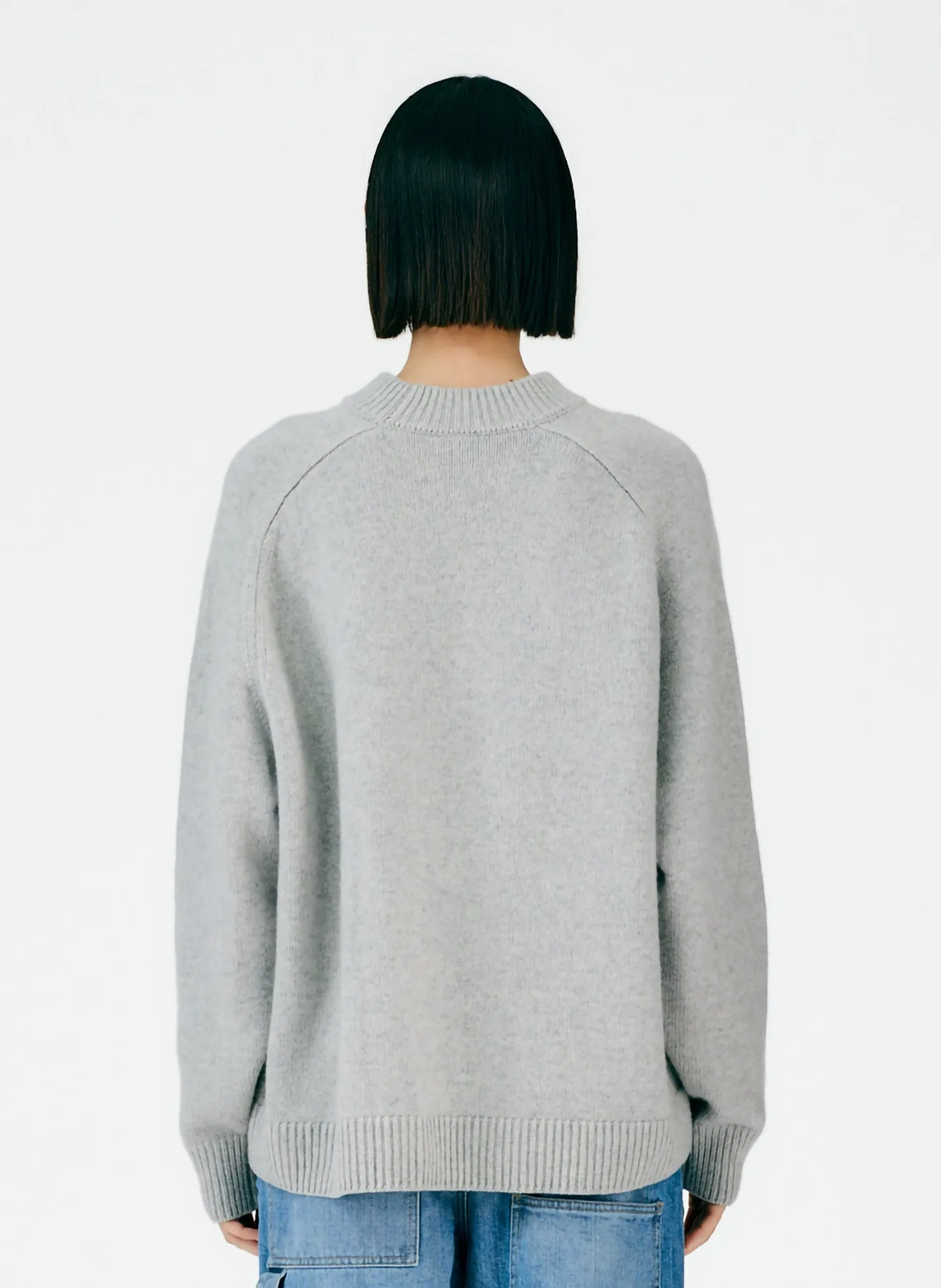 Cashmere Crewneck Oversized Sweater