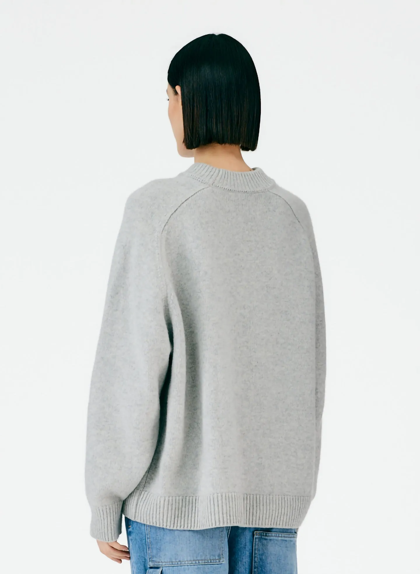 Cashmere Crewneck Oversized Sweater