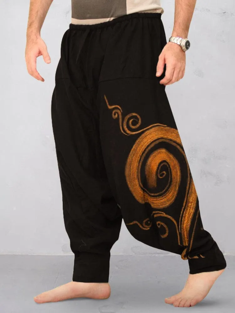 Casual Printed Harem Pants