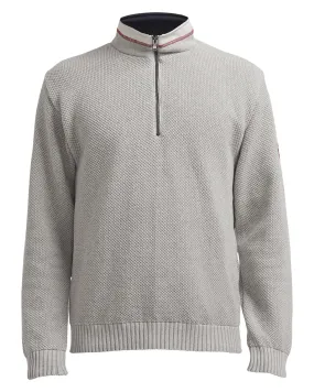 Classic Windproof Sweater - Light Grey Melange