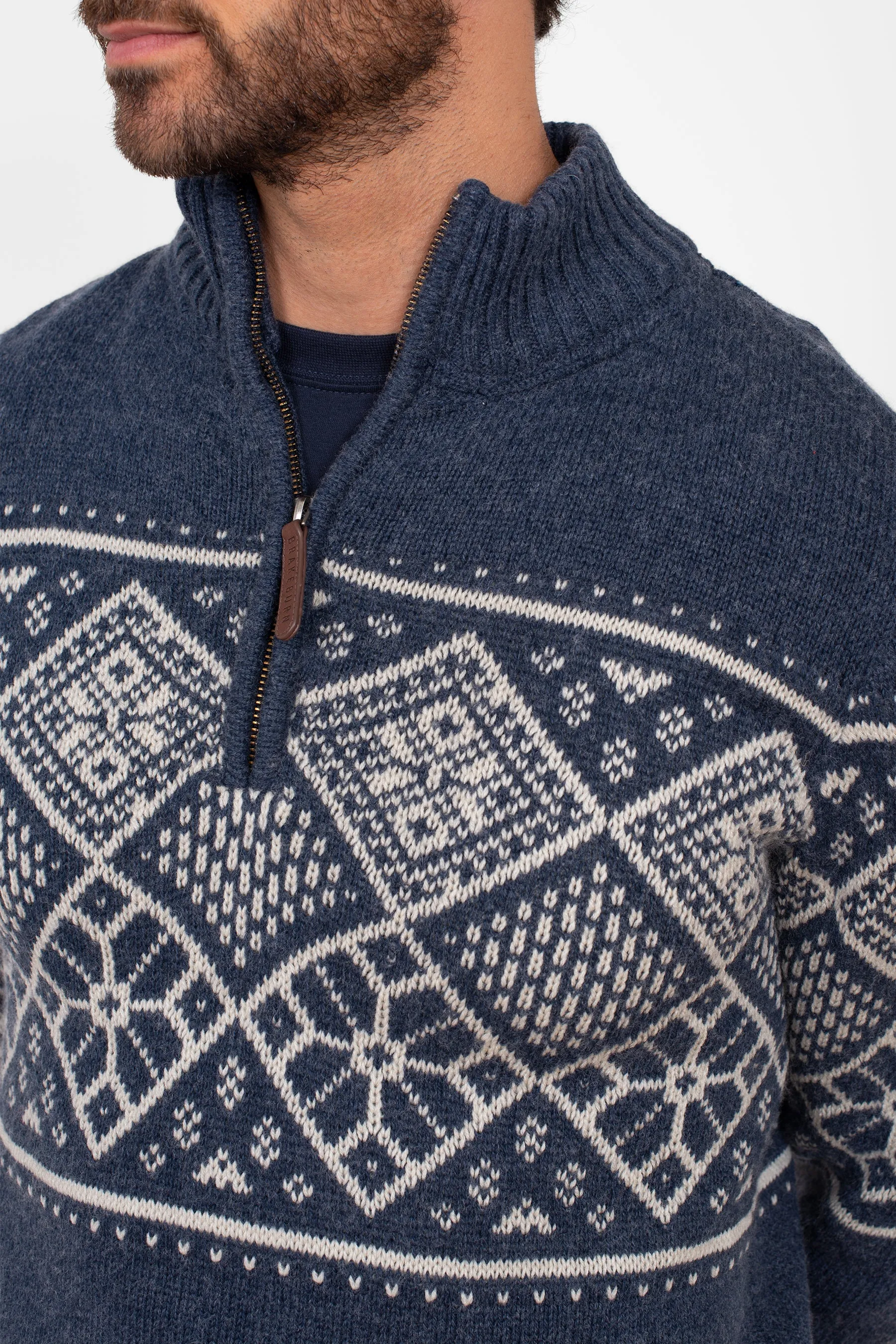 Fairisle Quarter Zip