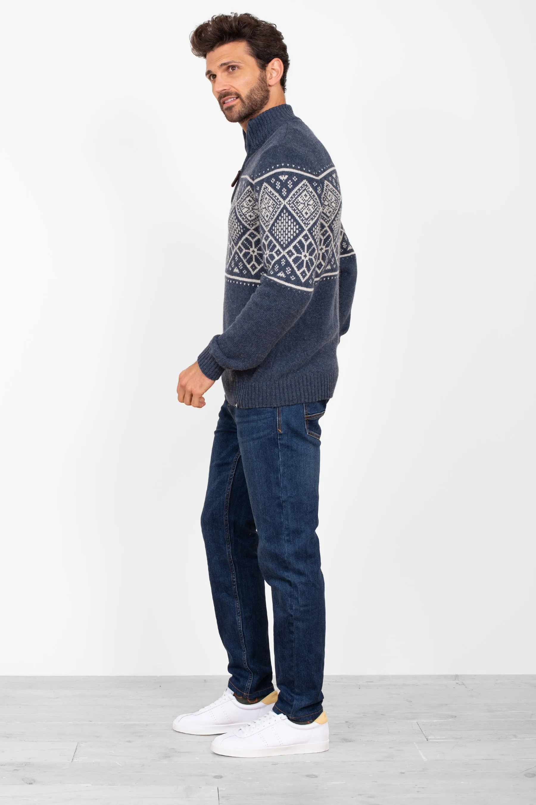 Fairisle Quarter Zip