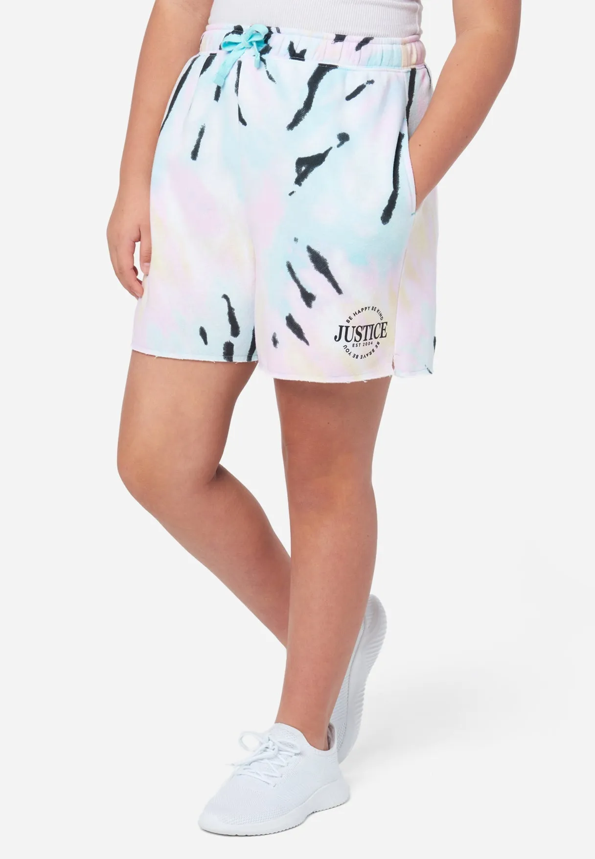 Graphic Mid-Length Jogger Shorts