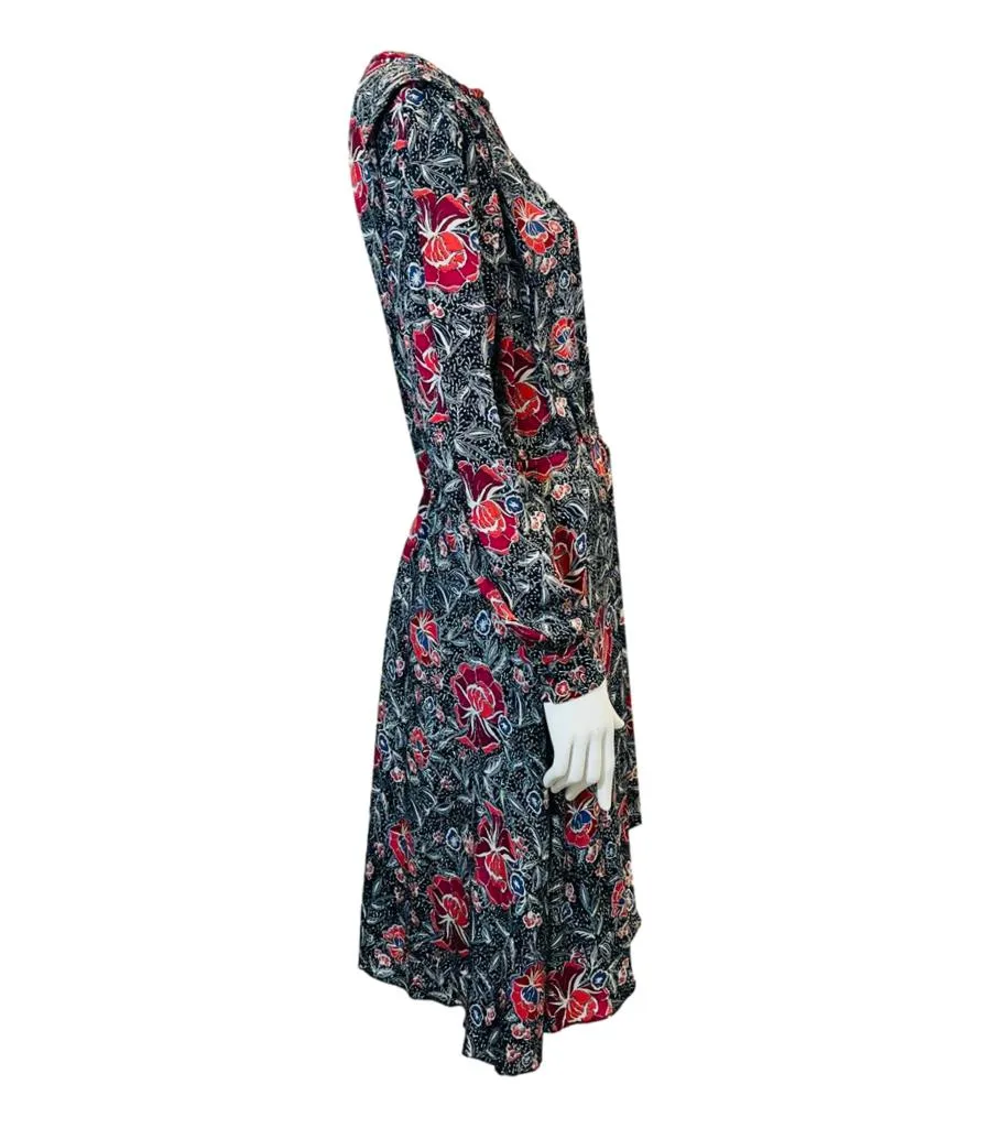 Isabel Marant Floral Silk Dress. Size 38FR