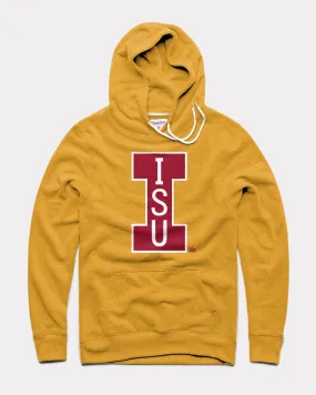 ISU Block "I" Monogram Gold Hoodie