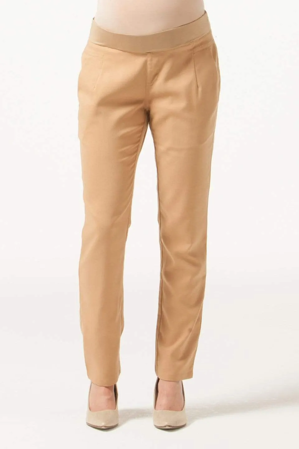 Maternity Pants Dorrine Camel