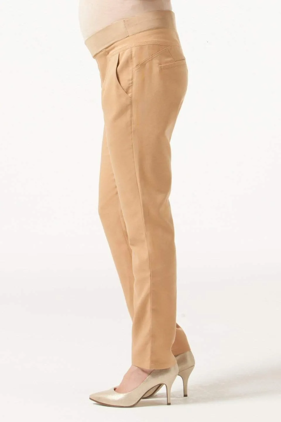 Maternity Pants Dorrine Camel