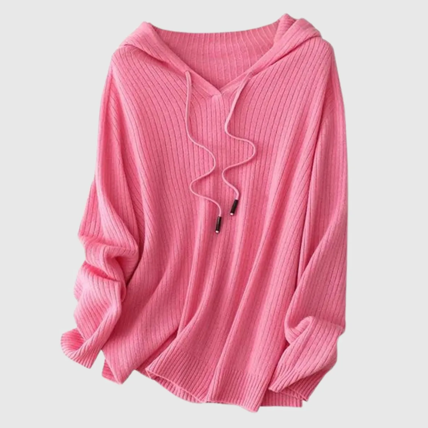 Merino wool hoodie shirt | Women’s knitwear | Ready-to-ship