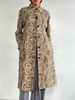 Mod Paisley Overcoat (M)