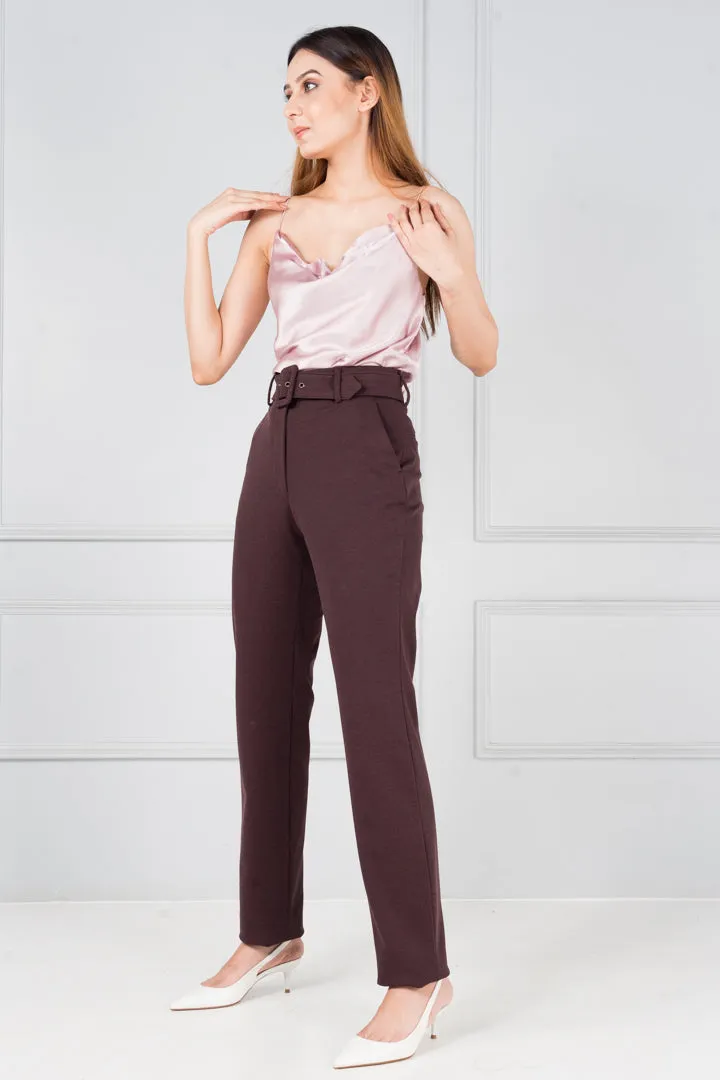 Plum Wine Power-Stretch Pants