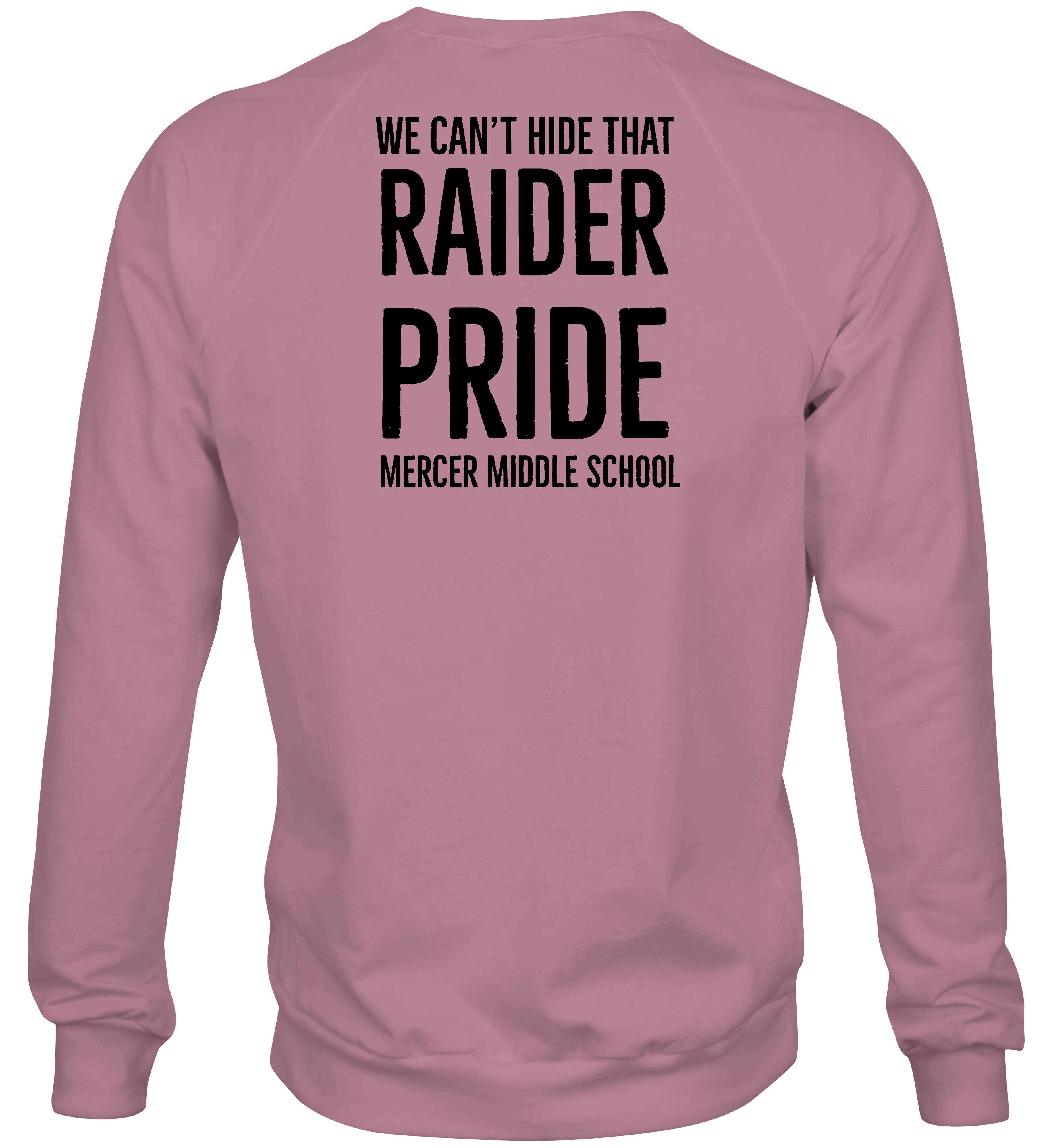 School Spirit Wear Raider Nation -Mercer Middle School