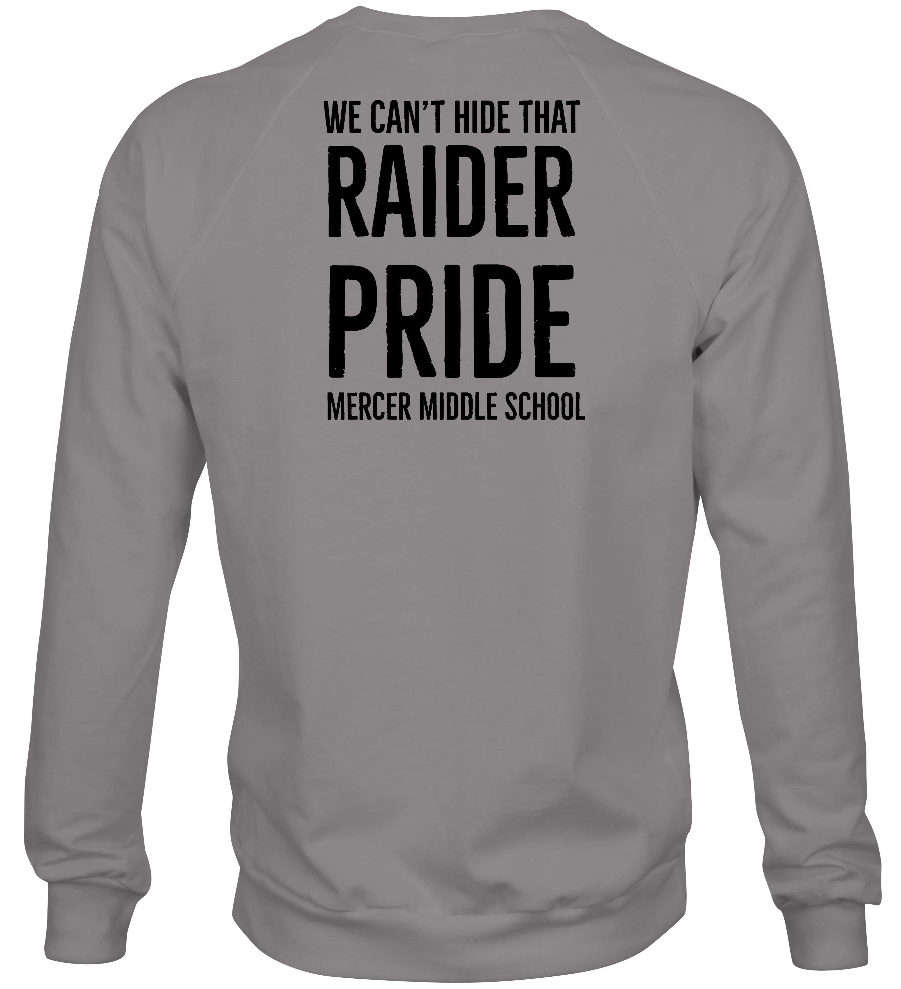 School Spirit Wear Raider Nation -Mercer Middle School