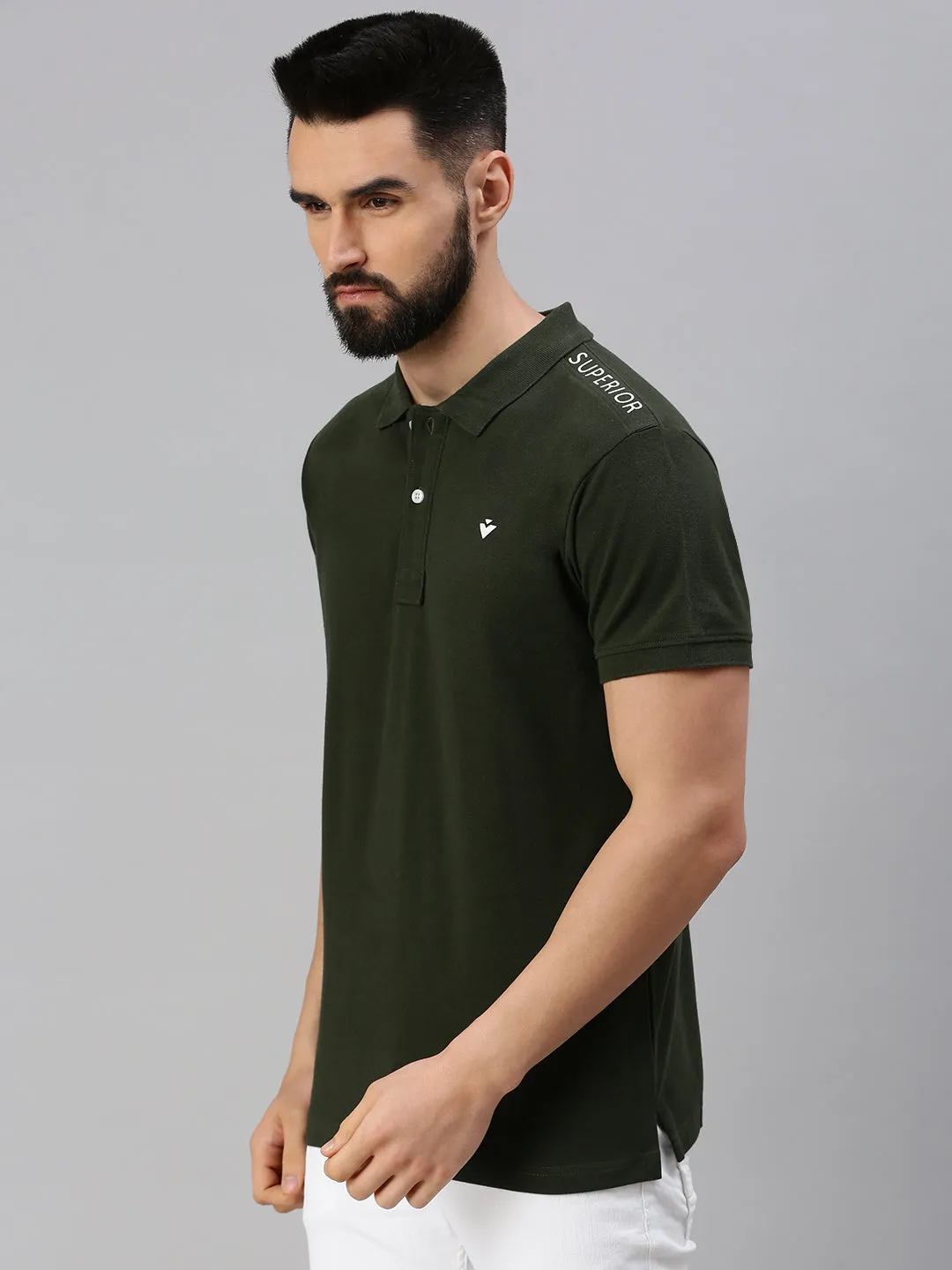 Superior Olive Polo T-shirt