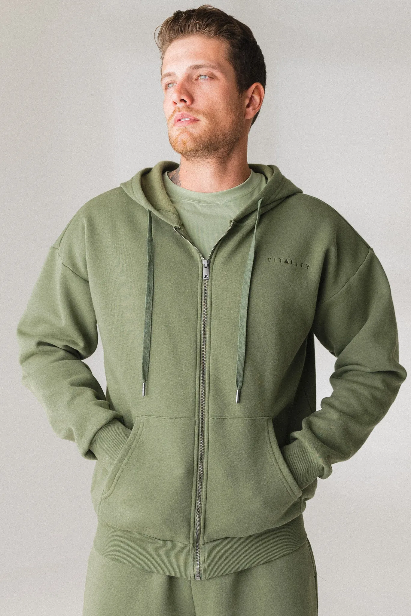 Vitality Uni Cozy Zip - Willow