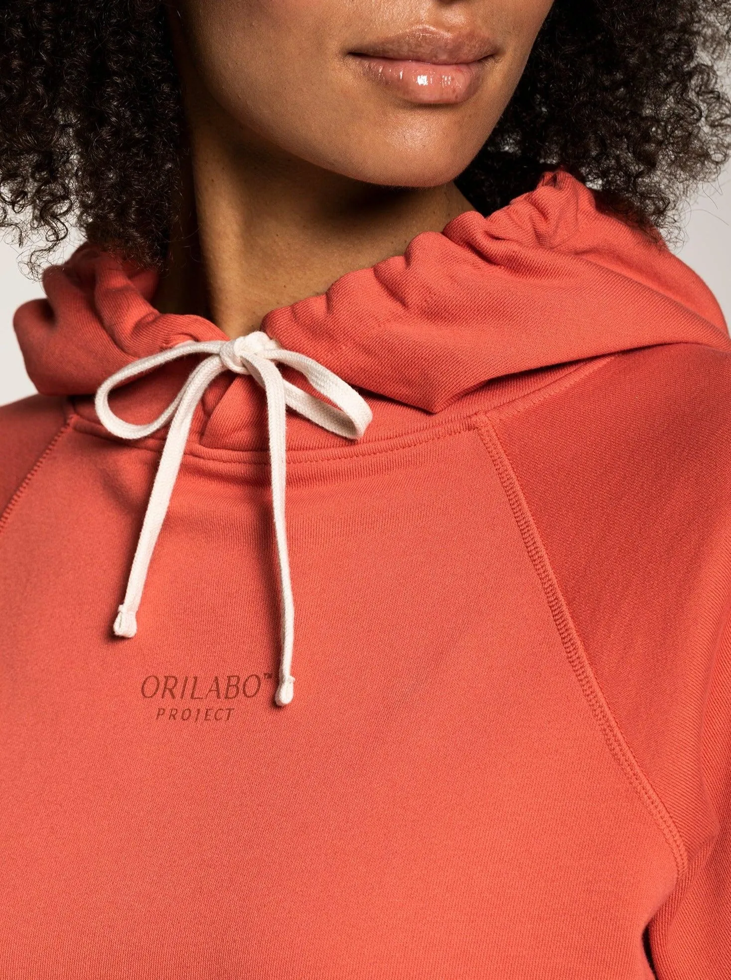 Women's Terry Hoodie - Coral